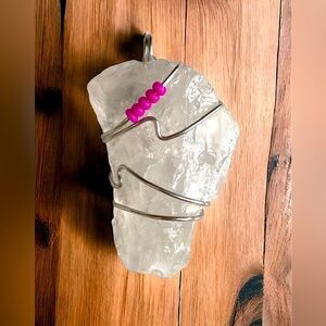 2/$10 Clear Quartz Pendant